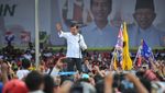 Potret Kebersamaan Jokowi-JK Saat Kampanye di Makassar