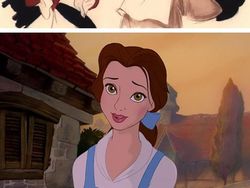 Begini Rupanya Konsep Gambar Awal Beragam Kartun Disney