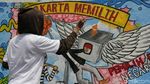 Sosialisasikan Pemilu, KPU Gelar Kompetisi Mural