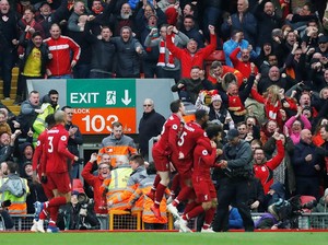 Kalahkan Tottenham, Liverpool Samai Rekor Kandang City