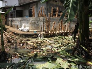 Ini Tanggul Jebol yang Mengakibatkan Banjir di RW 06 Jati Padang