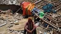 Administrator Distrik Bara, Rajesh Poudel mengatakan ada 27 orang di distriknya yang tewas akibat badai tersebut. Navesh Chitrakar/Reuters.