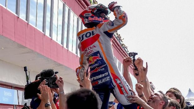 Marquez Pakai Helm Spesial di MotoGP Amerika Serikat