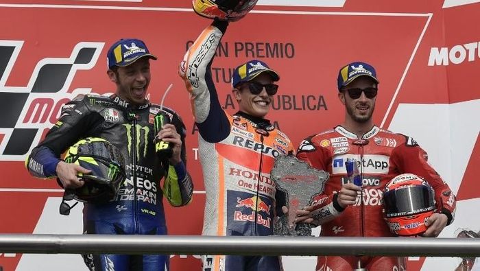 Marc Marquez jadi juara MotoGP Argentina (Juan MABROMATA / AFP)