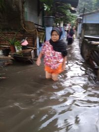 RW 06 Jati Padang Sempat Banjir Gegara Tanggul Jebol, Kini Sudah Surut