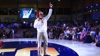 Sandiaga menghadiri Makassar YES 2019 yang berlangsung di Celebes Convetion Center, Jl. Metro Tanjung Bunga, Penambungan, Mariso, Kota Makassar, Sulawesi Selatan, Senin (1/4/2019).