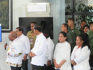 Jokowi Saksikan MoU Pemulihan Gunung Cyloop Papua
