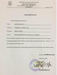 Surat Pernyataan Covid Dari Kelurahan - Kumpulan Contoh Surat