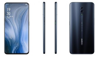 Sepertinya ini adalah Oppo Reno yang menggunakan Snapdragon 710, karena bagian belakangnya tidak terdapat kamera berteknologi 10x Lossless Zoom. Foto: GSM Arena