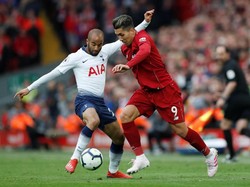 Liverpool memetik kemenangan 2-1 atas Tottenham saat berduel di Anfield. Laga itu berjalan seimbang. (Foto: Paul Childs/Action Images via Reuters)