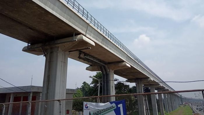 Proyek LRT Jabodebek/Foto: Herdi Alif Al Hikam Proyek LRT Jabodebek/Foto: Herdi Alif Al Hikam