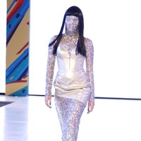 Yogie Pratama menampilkan 20 koleksi terbarunya di Fashion Nation 2019, Senayan City, Jakarta, Jumat, [15/03/2019]. Foto: mohammad Abduh/Wolipop