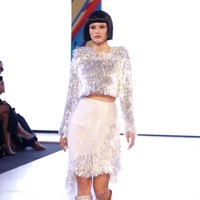 Yogie Pratama menampilkan 20 koleksi terbarunya di Fashion Nation 2019, Senayan City, Jakarta, Jumat, [15/03/2019]. Foto: mohammad Abduh/Wolipop