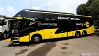 Terhubungnya Merak dan Surabaya melalui Tol Trans Jawa membuka berbagai kemudahan mobilisasi. PT United Tractors Tbk (UT) menggelar program Scania Trans Jawa yang dengan menyediakan bus bertenaga besar serta layanan purna jual.