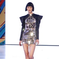 Yogie Pratama menampilkan 20 koleksi terbarunya di Fashion Nation 2019, Senayan City, Jakarta, Jumat, [15/03/2019]. Foto: mohammad Abduh/Wolipop