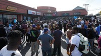 Nipsey Hussle ditembak tak jauh dari toko pakaiannya. REUTERS/Mario Anzuoni