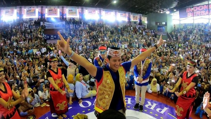 Kampanye di Pontianak, Sandiaga Janji Hapus Pajak UMKM di 2 Tahun Pertama