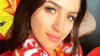 Berikutnya ada Natalia Loewe yang merupakan istri dari penjaga gawang Alisson Becker. Foto: Instagram @ natalialbecker