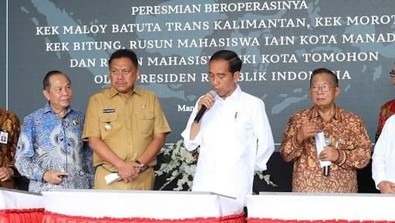 Bareng Gubernur Olly, Jokowi Resmikan Operasi KEK Bitung Bareng Gubernur Olly, Jokowi Resmikan Operasi KEK Bitung