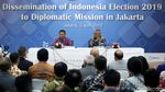 KPU Paparkan Pemilu 2019 Dihadapan 170 Dubes