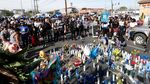 Ratusan Fans Berkumpul di Lokasi Penembakan Nipsey Hussle