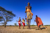 Suku Maasai di Kenya, Afrika (iStock)