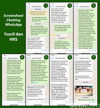 Transkrip Percakapan Habib Rizieq Syihab.
