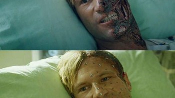 Ingat wajah Harvey Dent yang separuhnya tampak terkelupas? Begini cara membuat efek tersebut. Foto: via Trend Chaser