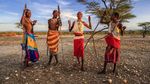 Foto: Suku Terkuat di Afrika, Berburu Singa
