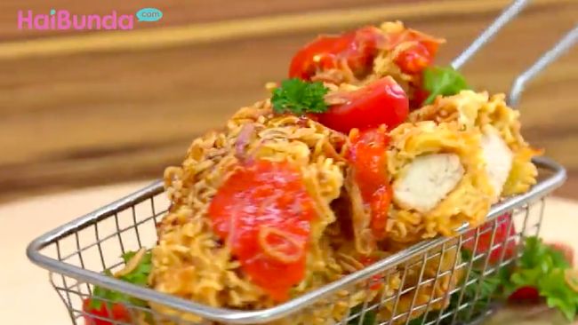 Resep Mie Goreng Chicken Crispy, Camilan Enak dan Bikin 