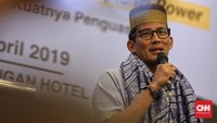 Sandiaga Sebut Prabowo Sakit karena Terlalu Banyak Berbicara
