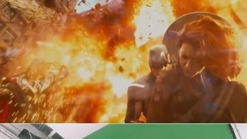 Ledakan hebat tentu saja tidak sungguhan terjadi, lagi-lagi green screen dan CGI adalah rahasia kecanggihan efek tersebut. Foto: via Trend Chaser
