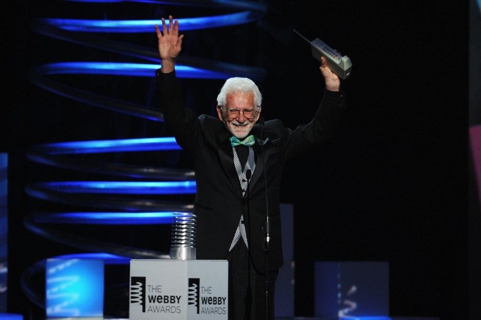 Bapak Ponsel Martin Cooper. Foto: Jamie McCarthy/Getty Images Bapak Ponsel Martin Cooper. Foto: Jamie McCarthy/Getty Images