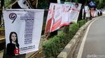 Duh,... APK Caleg Ini Kok Masangnya di Pepohonan Ibu Kota