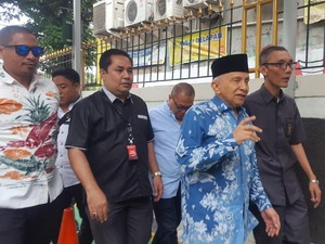 Jadi Saksi Ratna Sarumpaet, Amien Rais Tiba di PN Jaksel