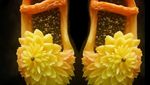 Cantik! Sepatu-sepatu dari Buah Ini Hasil Karya Seniman Asal Sumedang