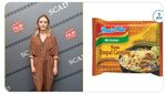 Kreatif! Ini Corak Baju Saoirse Ronan yang Bisa Mirip Kemasan Mie Instan