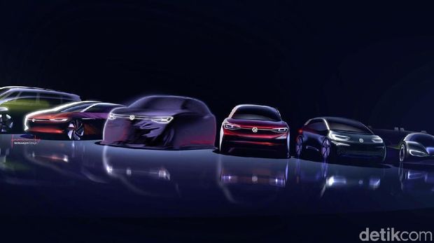 Line up keluarga mobil listrik VW ID.