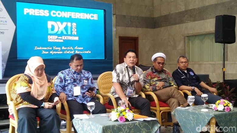 Suasana press conference Deep and Extreme 2019 di JCC (Randy/detikcom) Suasana press conference Deep and Extreme 2019 di JCC (Randy/detikcom)