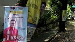 Duh,... APK Caleg Ini Kok Masangnya di Pepohonan Ibu Kota