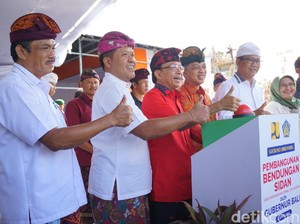 Telan Rp 800 M Bendungan Sidan bakal Suplai Air Baku hingga Listrik