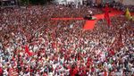 Ribuan Pendukung Hadiri Kampanye Jokowi di Banyumas
