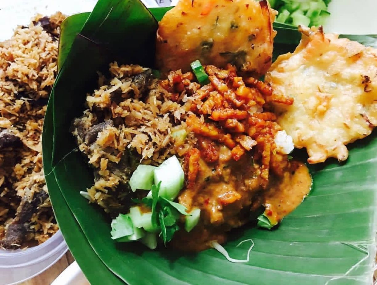 pecel pincuk sarapan sehat