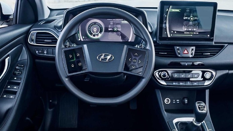 Ilustrasi setir mobil lurus/Foto: Hyundai Ilustrasi setir mobil lurus/Foto: Hyundai
