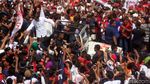 Ribuan Pendukung Hadiri Kampanye Jokowi di Banyumas