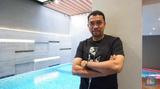 Ahmad Sahroni Crazy Rich Tanjung Priok. (CNBC Indonesia/Fitriya Said)