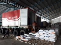 KM Kendhaga Nusantara I Angkut 1.000 Ton Beras ke Tahuna Via Tol Laut