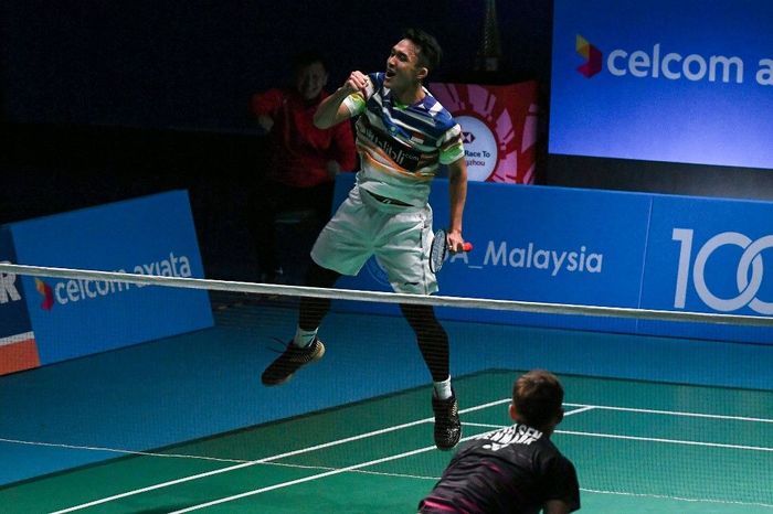Jonatan Christie lolos ke semifinal Malaysia Terbuka 2019. (Mohd RasfanAFP) Jonatan Christie lolos ke semifinal Malaysia Terbuka 2019. (Mohd RasfanAFP)