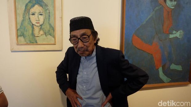 Jeihan Sukmantoro dan Lukisan 7 Presiden Indonesia