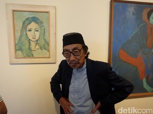Sebelum Meninggal, Maestro Lukis Jeihan Idap Penyakit Kronis